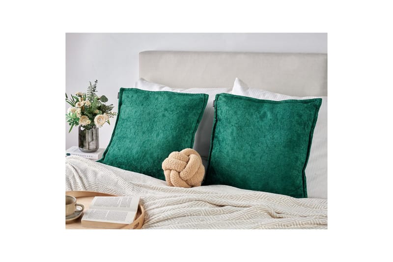 Prydnadskuddar Verpis set om 2 Grön - Grön - Textil & mattor - Kudde & kuddfodral - Prydnadskudde & soffkudde