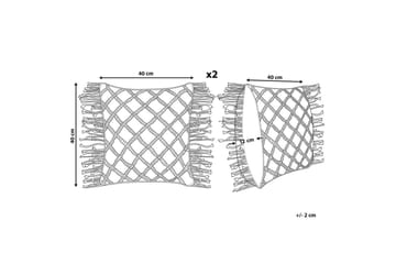 Prydnadskuddar Yaniklar set om 2 - Textil & mattor - Kudde & kuddfodral - Prydnadskudde & soffkudde