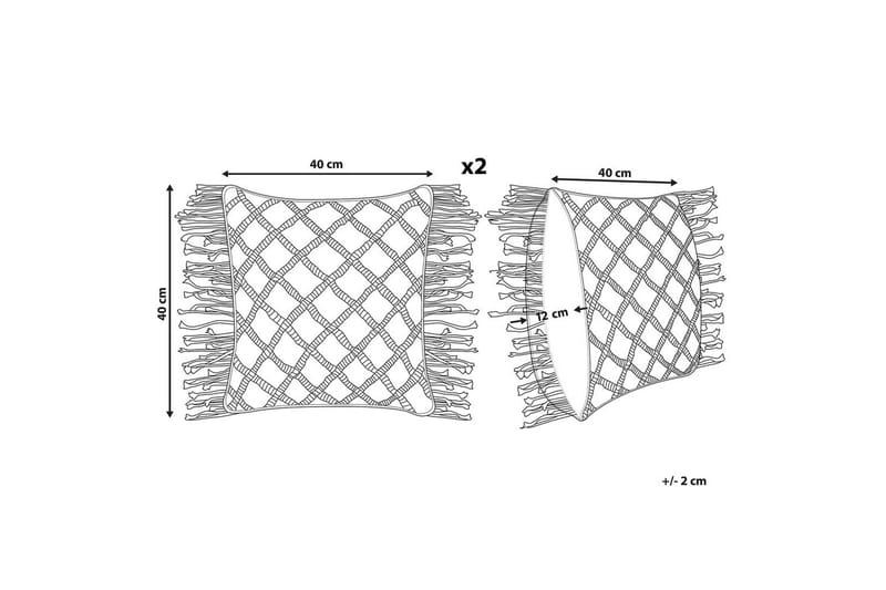 Prydnadskuddar Yaniklar set om 2 - Textil & mattor - Kudde & kuddfodral - Prydnadskudde & soffkudde