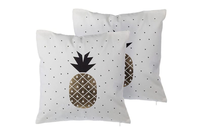 Prydnadskuddar Yasmin set om 2