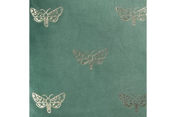 Prydnadskuddar Yuzuri set om 2 Grön/guld - Grön/guld - Textil & mattor - Kudde & kuddfodral - Prydnadskudde & soffkudde