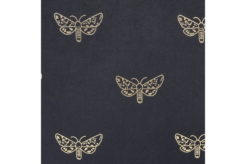 Prydnadskuddar Yuzuri set om 2 Svart/guld - Svart/guld - Textil & mattor - Kudde & kuddfodral - Prydnadskudde & soffkudde