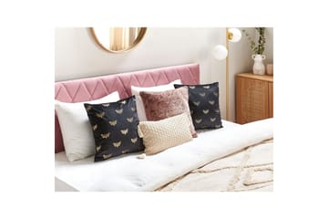 Prydnadskuddar Yuzuri set om 2 Svart/guld - Svart/guld - Textil & mattor - Kudde & kuddfodral - Prydnadskudde & soffkudde