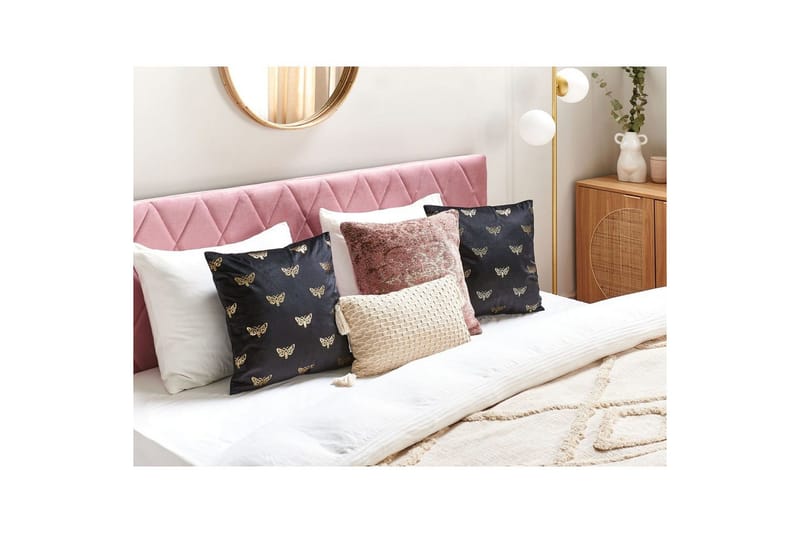 Prydnadskuddar Yuzuri set om 2 Svart/guld - Svart/guld - Textil & mattor - Kudde & kuddfodral - Prydnadskudde & soffkudde