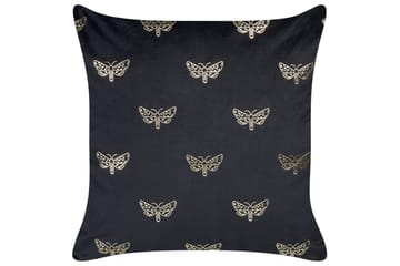 Prydnadskuddar Yuzuri set om 2 Svart/guld - Svart/guld - Textil & mattor - Kudde & kuddfodral - Prydnadskudde & soffkudde