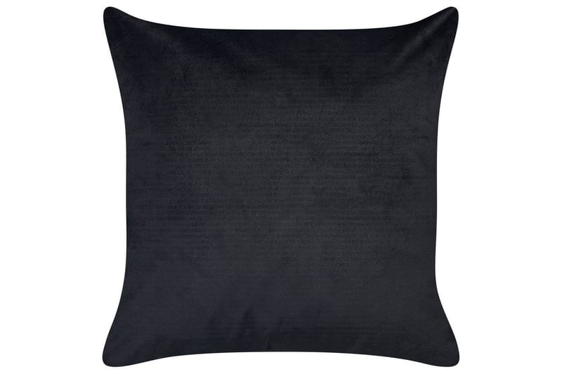 Prydnadskuddar Yuzuri set om 2 Svart/guld - Svart/guld - Textil & mattor - Kudde & kuddfodral - Prydnadskudde & soffkudde