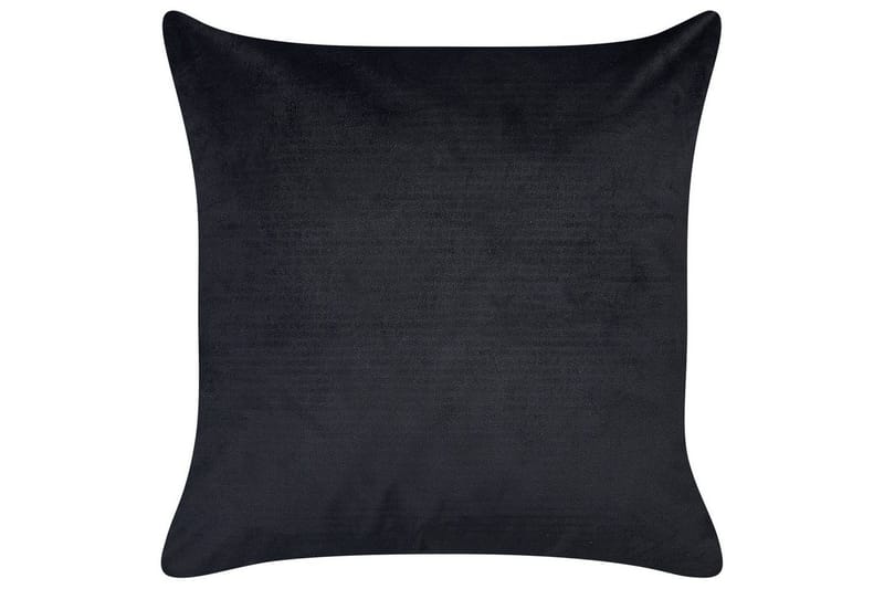 Prydnadskuddar Yuzuri set om 2 Svart/guld - Svart/guld - Textil & mattor - Kudde & kuddfodral - Prydnadskudde & soffkudde