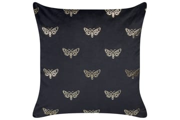 Prydnadskuddar Yuzuri set om 2 Svart/guld - Svart/guld - Textil & mattor - Kudde & kuddfodral - Prydnadskudde & soffkudde