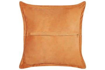 Prydnadskuddar Zinnia set om 2 Orange, Fyrkantig - Orange, Fyrkantig - Textil & mattor - Kudde & kuddfodral - Prydnadskudde & soffkudde