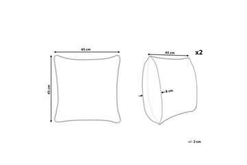 Prydnadskuddar Pretzel set om 2 - Textil & mattor - Kudde & kuddfodral - Prydnadskudde & soffkudde
