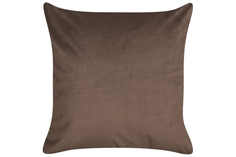 Prydnadskuddar Philodendron set om 2 Brun/Vit - Brun/Vit - Textil & mattor - Kudde & kuddfodral - Prydnadskudde & soffkudde