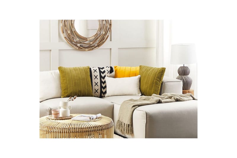 Prydnadskuddar Pumila set om 2 Grön - Grön - Textil & mattor - Kudde & kuddfodral - Prydnadskudde & soffkudde