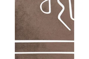 Prydnadskuddar Philodendron set om 2 Brun/Vit - Brun/Vit - Textil & mattor - Kudde & kuddfodral - Prydnadskudde & soffkudde