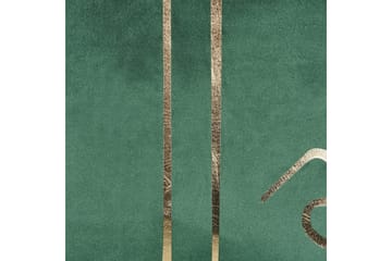 Prydnadskuddar Philodendron set om 2 Grön/guld - Grön/guld - Textil & mattor - Kudde & kuddfodral - Prydnadskudde & soffkudde