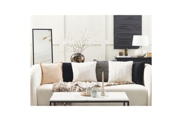 Prydnadskuddar Pumila set om 2 Vit - Vit - Textil & mattor - Kudde & kuddfodral - Prydnadskudde & soffkudde