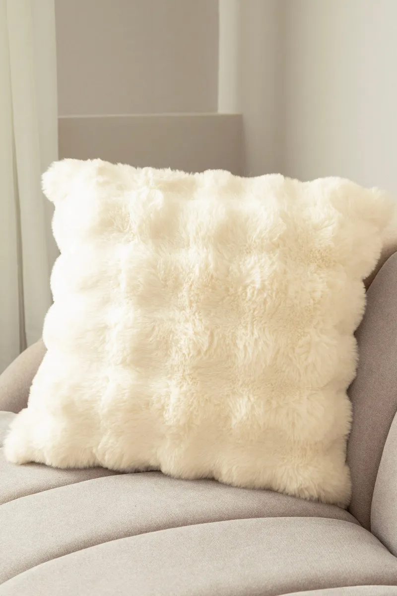 Prydnadskudde Bubble 50x50 cm - Creme - Textil & mattor - Kudde & kuddfodral - Prydnadskudde & soffkudde