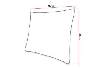 Aldbrough Prydnadskudde 50x50 cm - Grå - Textil & mattor - Kudde & kuddfodral - Prydnadskudde & soffkudde