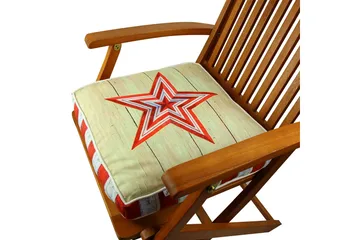 Gravel Kudde 42x42 cm - Röd/Vit - Textil & mattor - Kudde & kuddfodral - Prydnadskudde & soffkudde