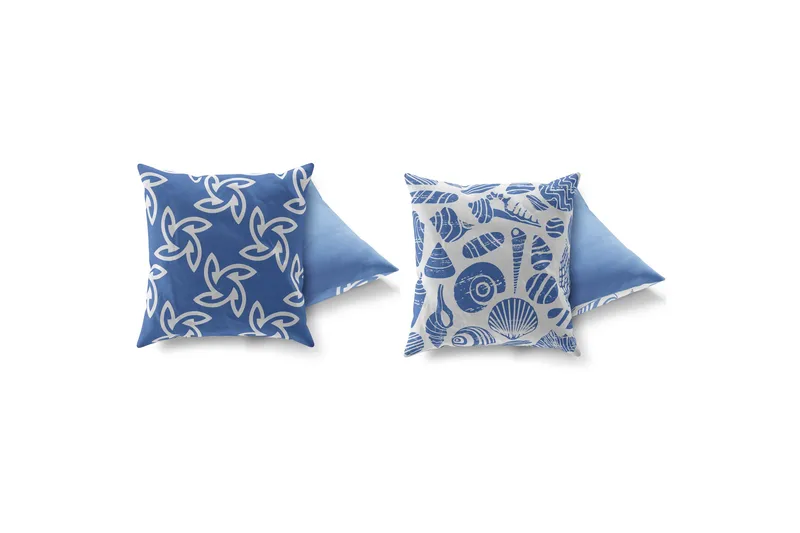Gravel Kudde 43x43 cm 2-pack - Multi - Textil & mattor - Kudde & kuddfodral - Prydnadskudde & soffkudde