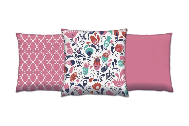 Gravel Kudde 43x43 cm 3-pack, Multi