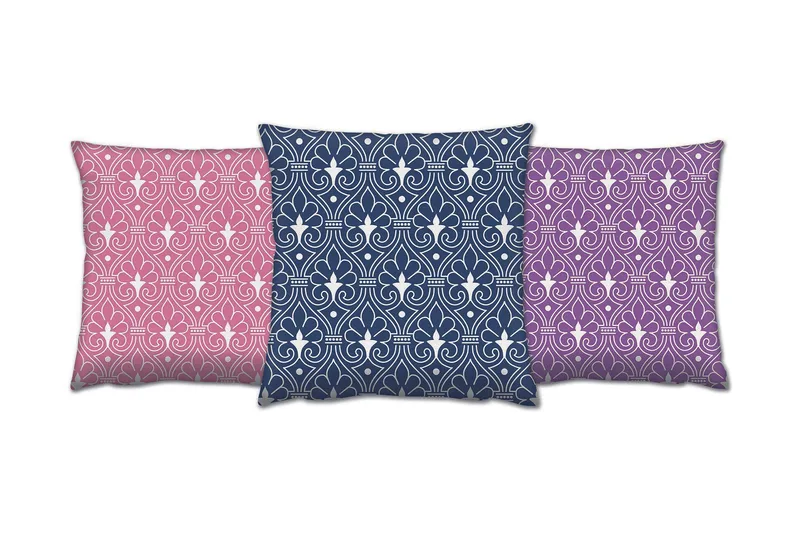 Gravel Kudde 43x43 cm 3-pack, Multi