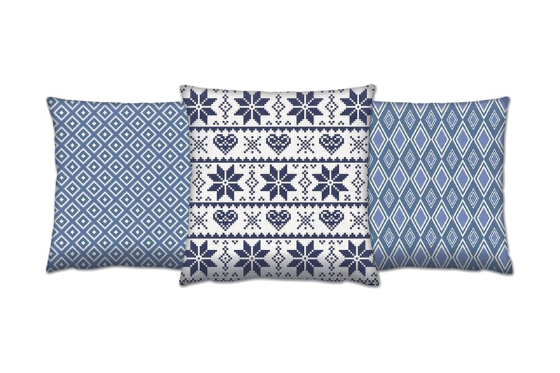 Gravel Kudde 43x43 cm 3-pack, Multi