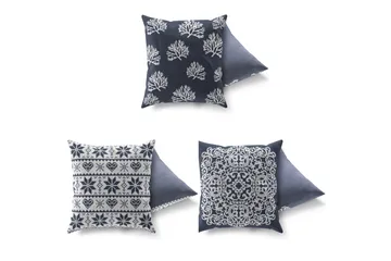 Gravel Kudde 43x43 cm 3-pack - Multi - Textil & mattor - Kudde & kuddfodral - Prydnadskudde & soffkudde