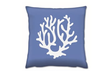 Gravel Kudde 43x43 cm - Blå/Vit - Textil & mattor - Kudde & kuddfodral - Prydnadskudde & soffkudde