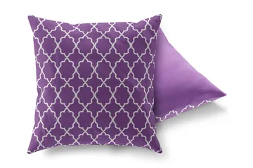 Gravel Kudde 43x43 cm - Lila/Vit - Textil & mattor - Kudde & kuddfodral - Prydnadskudde & soffkudde