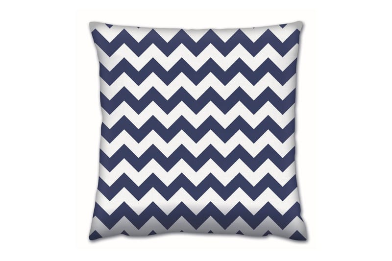 Gravel Kudde 43x43 cm - Mörklila/Vit - Textil & mattor - Kudde & kuddfodral - Prydnadskudde & soffkudde