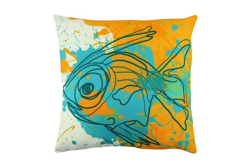 Gravel Kudde 43x43 cm, Multi