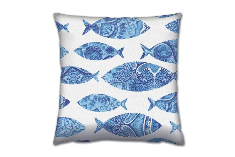 Gravel Kudde 43x43 cm, Multi