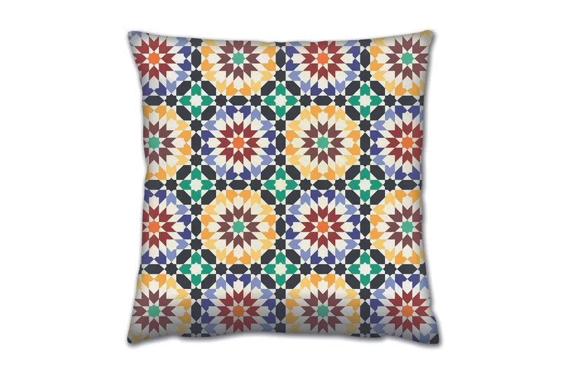 Gravel Kudde 43x43 cm, Multi