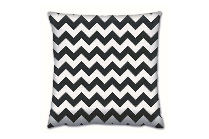 Gravel Kudde 43x43 cm - Svart/Vit - Textil & mattor - Kudde & kuddfodral - Prydnadskudde & soffkudde