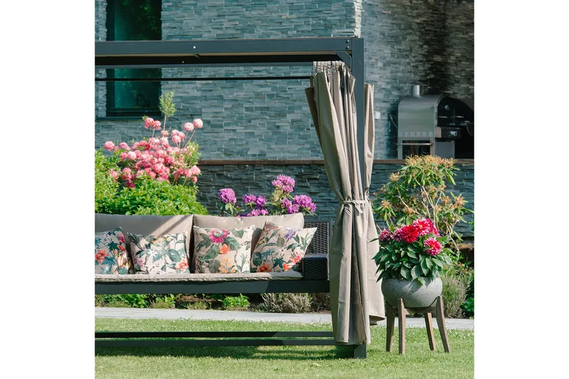 Kudde Amazonia - Brun/Blå/Flerfärgad - Textil & mattor - Kudde & kuddfodral - Prydnadskudde & soffkudde