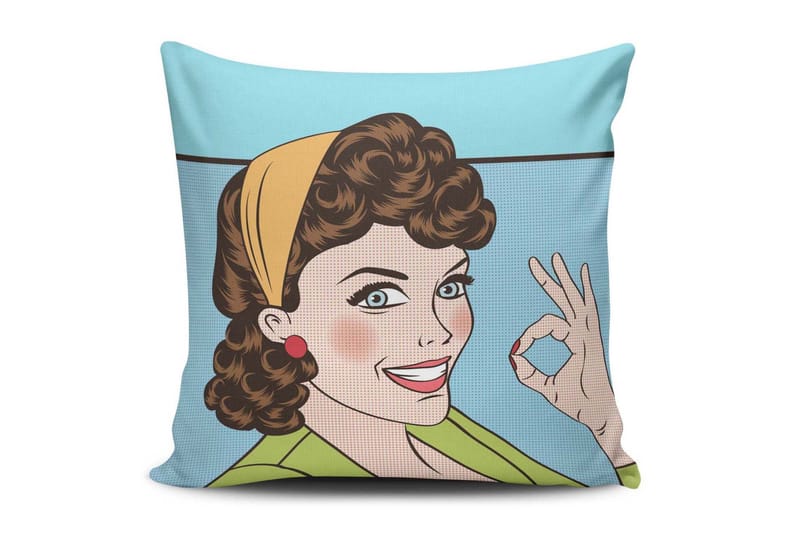 Kudde Cushion Love 45x45 cm - Flerfärgad - Textil & mattor - Kudde & kuddfodral - Prydnadskudde & soffkudde
