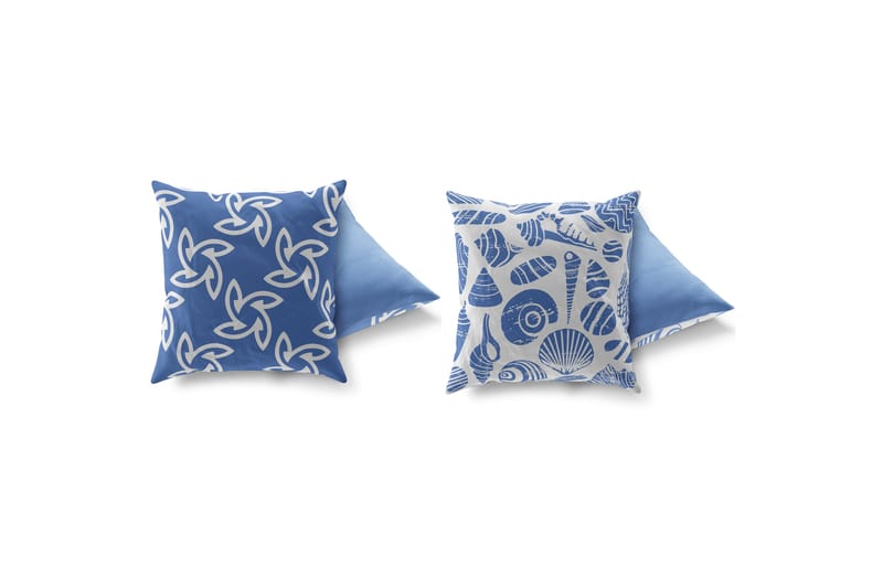 Kudde Gravel 43x43 cm 2-pack - Flerfärgad - Textil & mattor - Kudde & kuddfodral - Prydnadskudde & soffkudde
