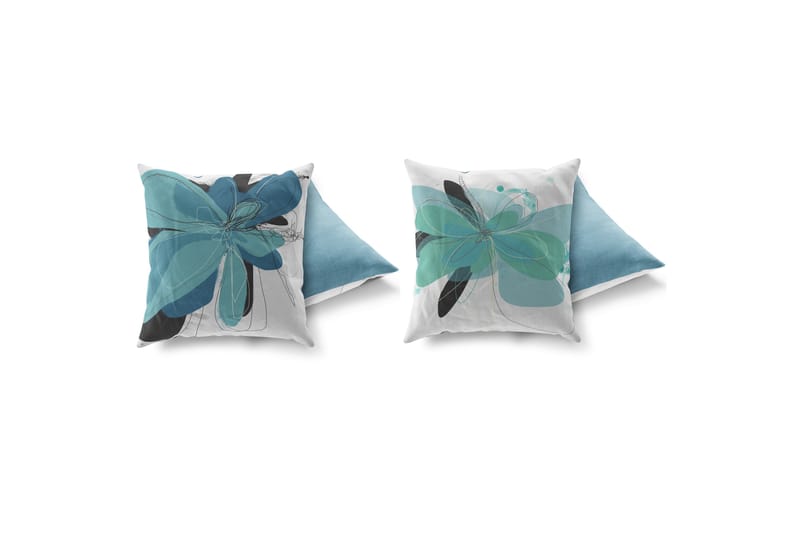 Kudde Gravel 43x43 cm 2-pack - Flerfärgad - Textil & mattor - Kudde & kuddfodral - Prydnadskudde & soffkudde