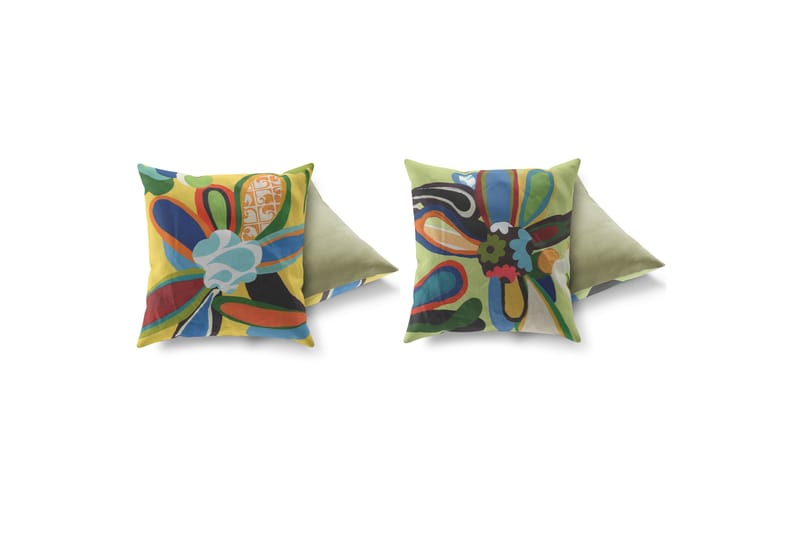 Kudde Gravel 43x43 cm 2-pack - Flerfärgad - Textil & mattor - Kudde & kuddfodral - Prydnadskudde & soffkudde