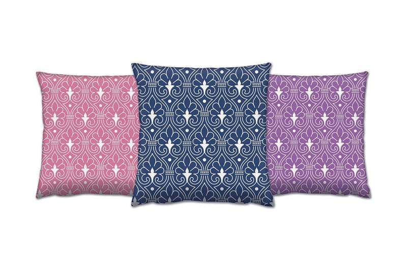 Kudde Gravel 43x43 cm 3-pack - Flerfärgad - Textil & mattor - Kudde & kuddfodral - Prydnadskudde & soffkudde