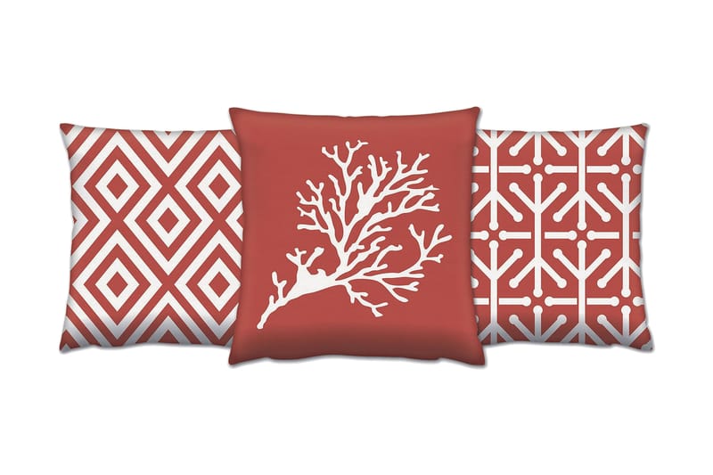 Kudde Gravel 43x43 cm 3-pack - Flerfärgad - Textil & mattor - Kudde & kuddfodral - Prydnadskudde & soffkudde