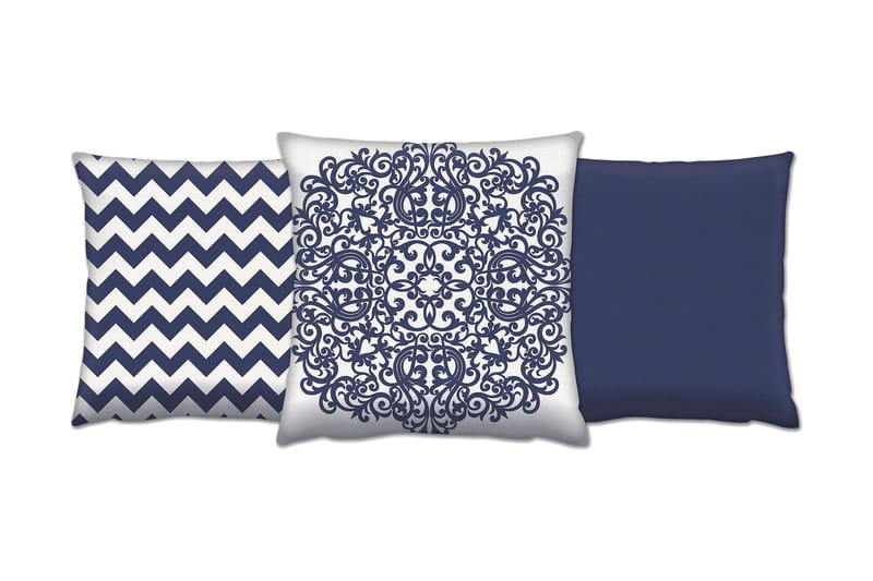 Kudde Gravel 43x43 cm 3-pack - Flerfärgad - Textil & mattor - Kudde & kuddfodral - Prydnadskudde & soffkudde