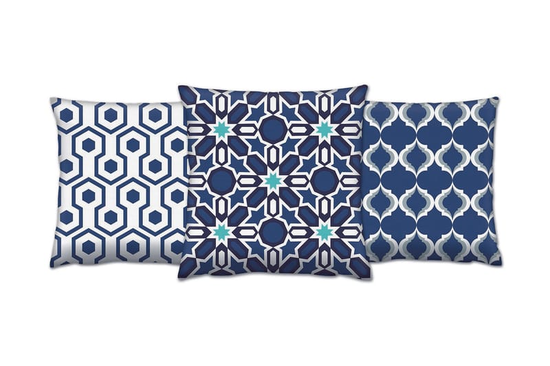 Kudde Gravel 43x43 cm 3-pack - Flerfärgad - Textil & mattor - Kudde & kuddfodral - Prydnadskudde & soffkudde