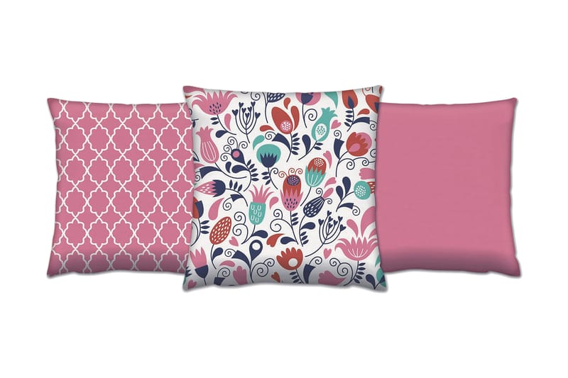 Kudde Gravel 43x43 cm 3-pack - Flerfärgad - Textil & mattor - Kudde & kuddfodral - Prydnadskudde & soffkudde