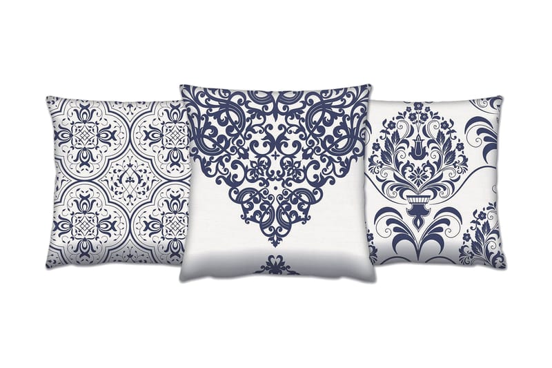 Kudde Gravel 43x43 cm 3-pack - Flerfärgad - Textil & mattor - Kudde & kuddfodral - Prydnadskudde & soffkudde