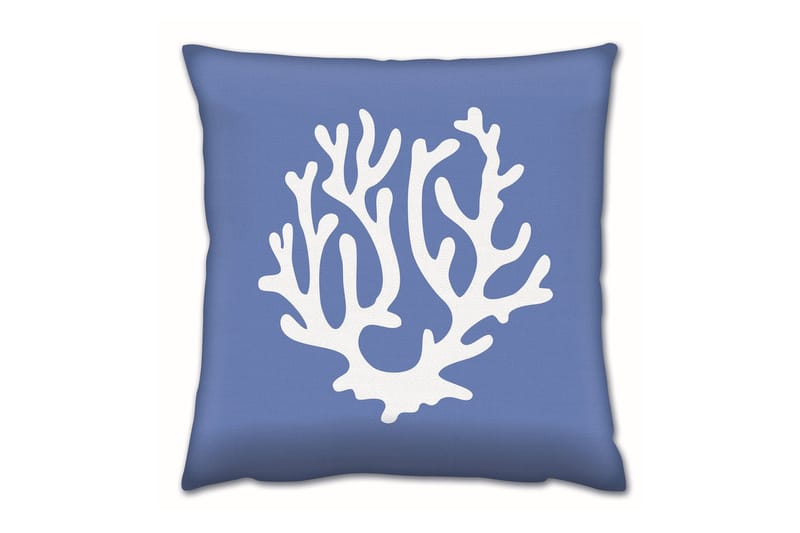 Kudde Gravel 43x43 cm - Blå/Vit - Textil & mattor - Kudde & kuddfodral - Prydnadskudde & soffkudde