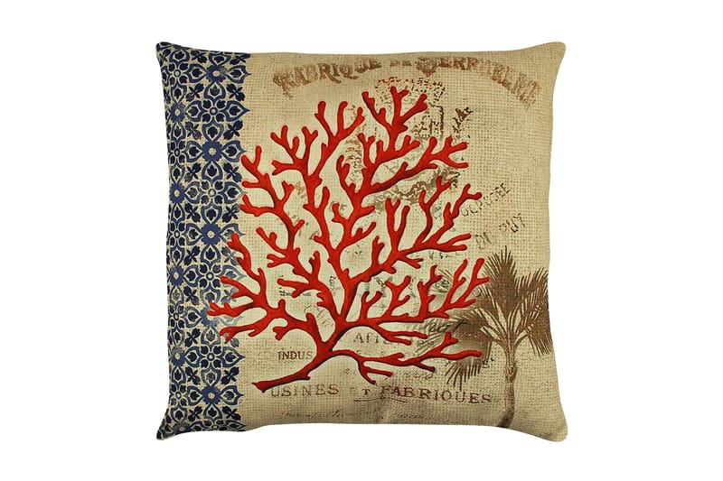 Kudde Gravel 43x43 cm - Flerfärgad - Textil & mattor - Kudde & kuddfodral - Prydnadskudde & soffkudde