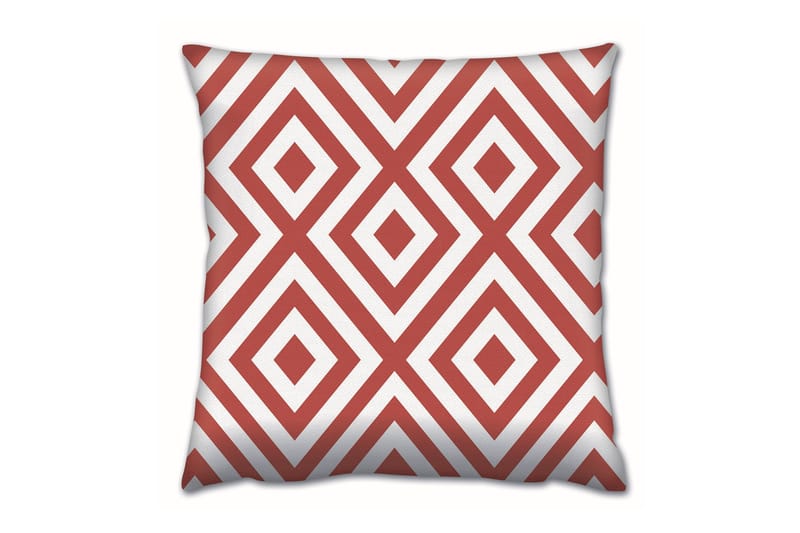 Kudde Gravel 43x43 cm - Röd - Textil & mattor - Kudde & kuddfodral - Prydnadskudde & soffkudde