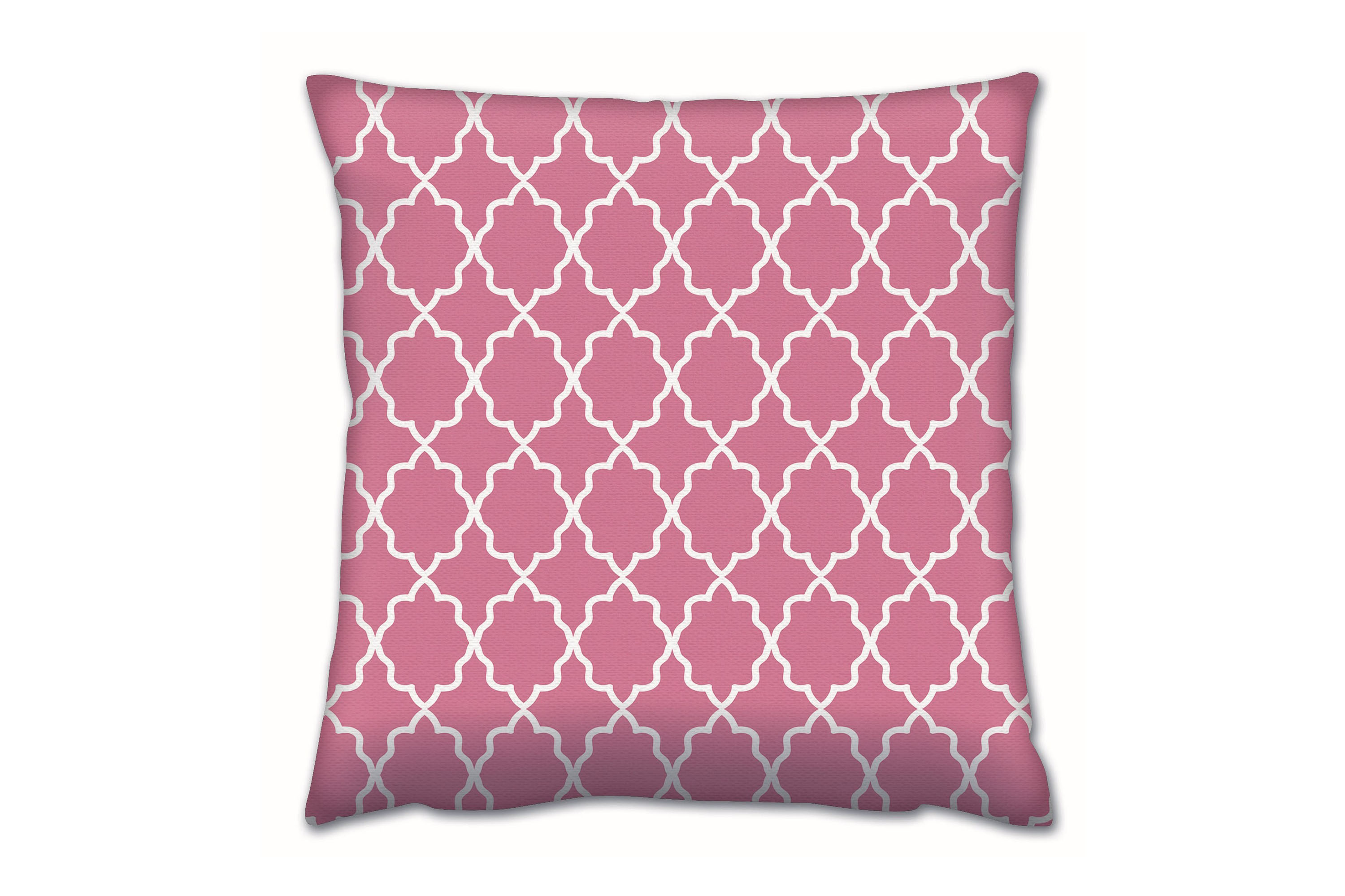 Kudde Gravel 43x43 cm Rosa/Vit