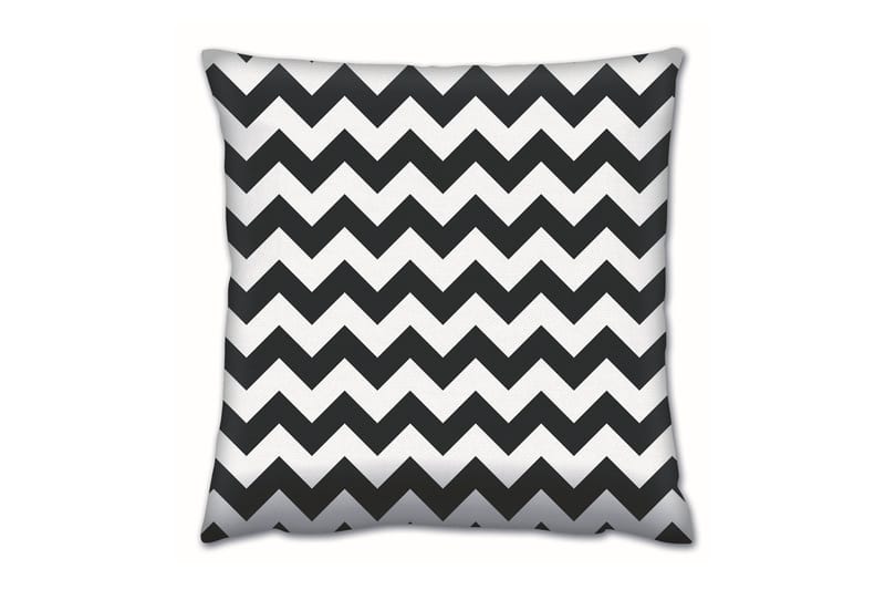 Kudde Gravel 43x43 cm - Svart/Vit - Textil & mattor - Kudde & kuddfodral - Prydnadskudde & soffkudde